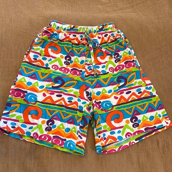 Abernathy Sport Pants - Abernathy Sport vintage abstract 90’s Y2K Fresh Prince shorts